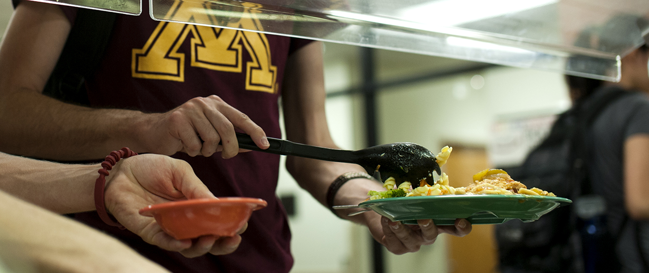 Students at Salad Bar