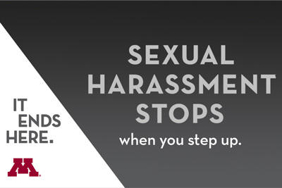 Sexual Harassment Stops when you step up