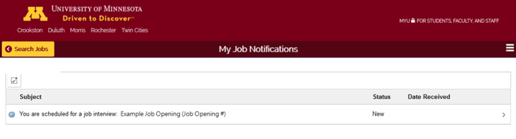 my job notifications with job interview notification