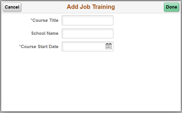 add job training popup