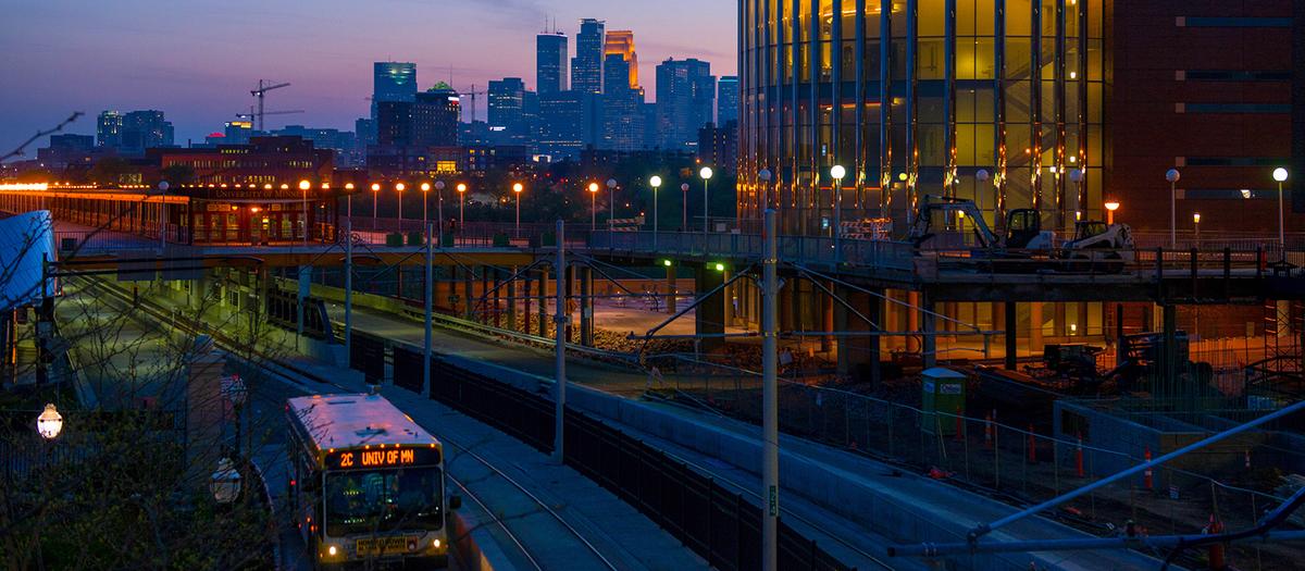 UMN Campus and Minneapolis Skyline